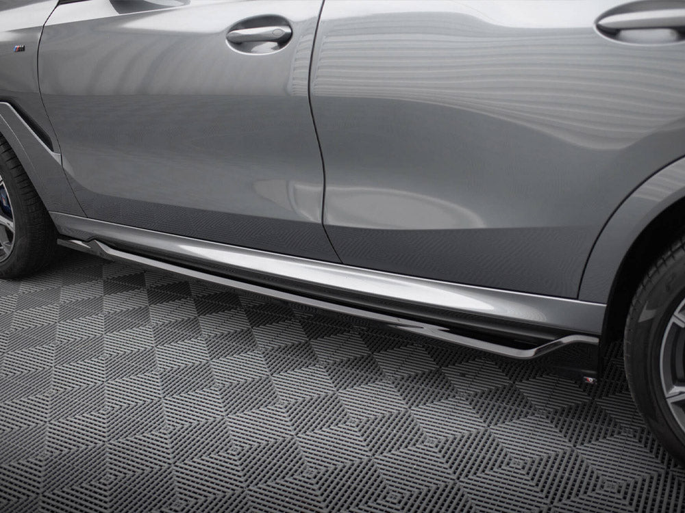 Maxton Design Side Skirts Diffusers V.2 BMW X6 M-Pack G06 Facelift
