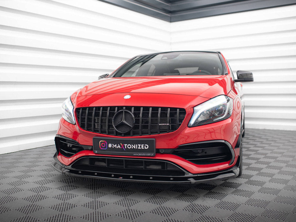 Maxton Design Front Splitter V.1 Mercedes-Benz A45 Aero W176 Facelift