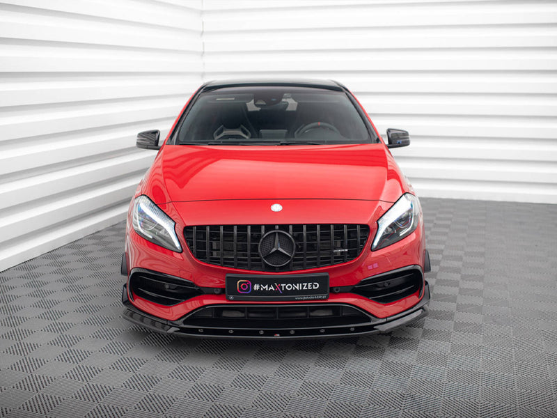 Maxton Design Front Splitter V.1 Mercedes-Benz A45 Aero W176 Facelift