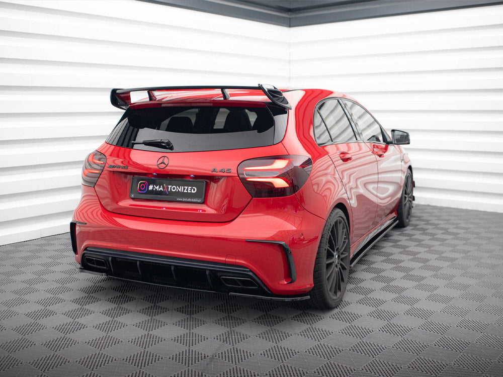 Maxton Design Spoiler Side Extensions Mercedes A W176 AMG Facelift