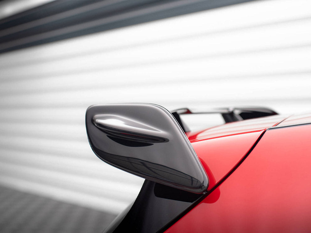 Maxton Design Spoiler Side Extensions Mercedes A W176 AMG Facelift - Textured