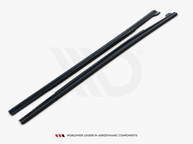 Maxton Design Side Skirts Diffusers Mercedes A W176 / CLA 117 AMG / CLA 117 AMG-Line Facelift