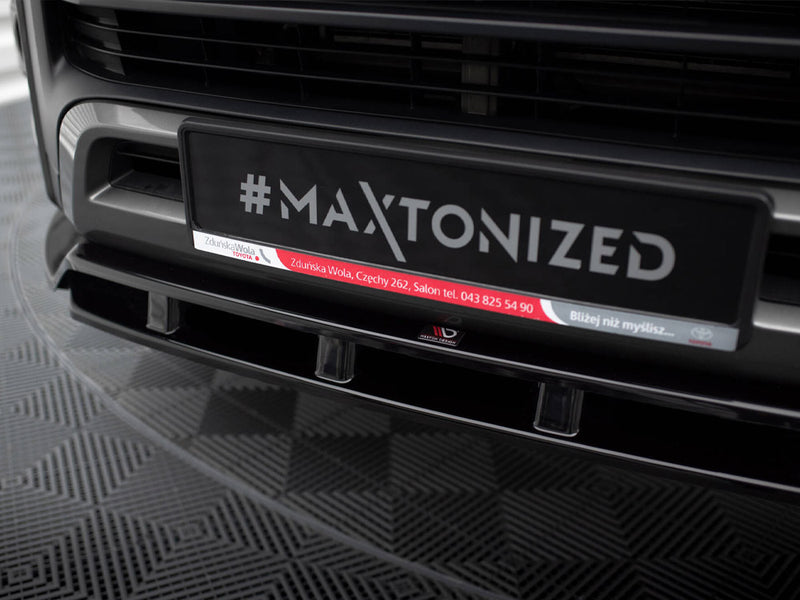 Maxton Design Front Splitter Toyota Hilux Invincible Mk8 Facelift
