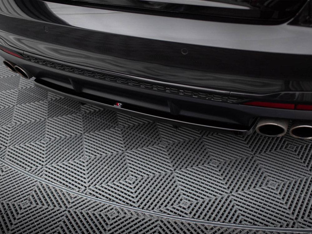 Maxton Design Central Rear Splitter (Vertical Bars) Audi S4 B9 Facelift