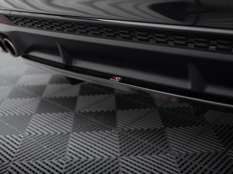 Maxton Design Central Rear Splitter (Vertical Bars) Audi S4 B9 Facelift