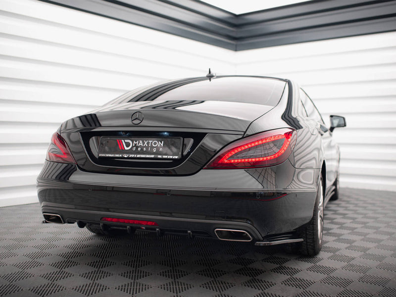 Maxton Design Rear Valance Mercedes-Benz CLS C218 - Textured