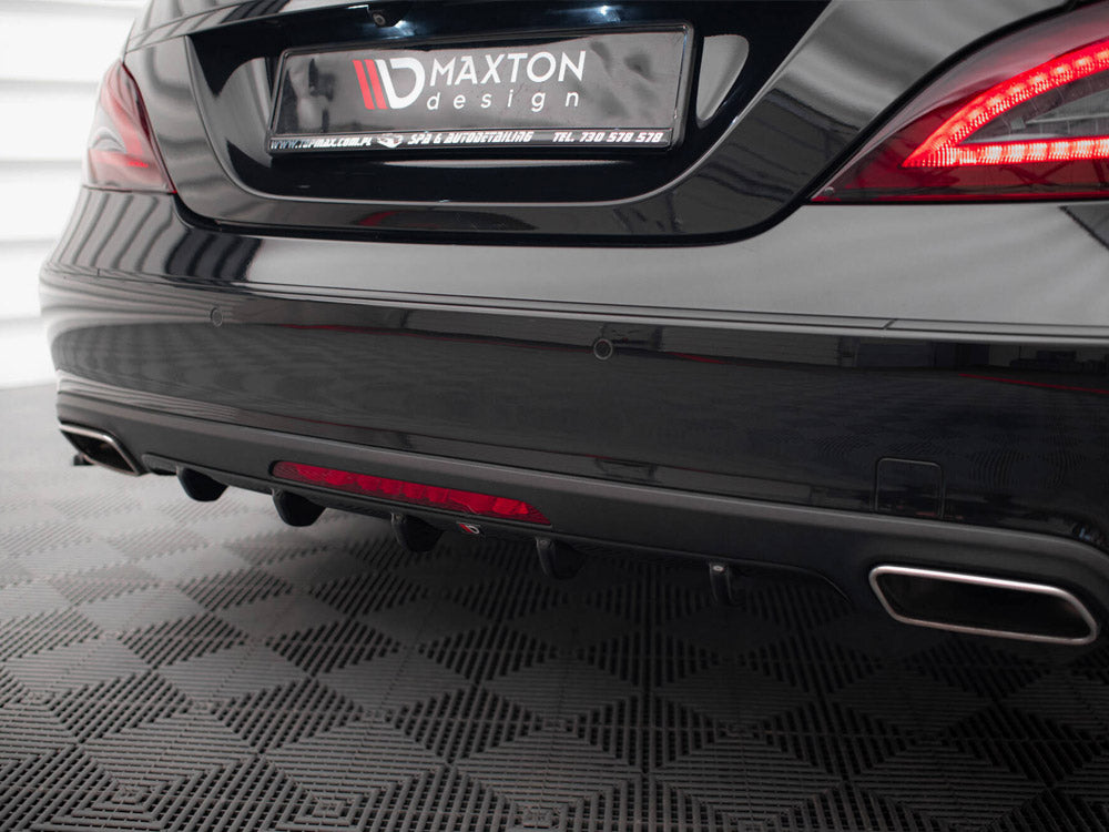 Maxton Design Rear Valance Mercedes-Benz CLS C218 - Textured