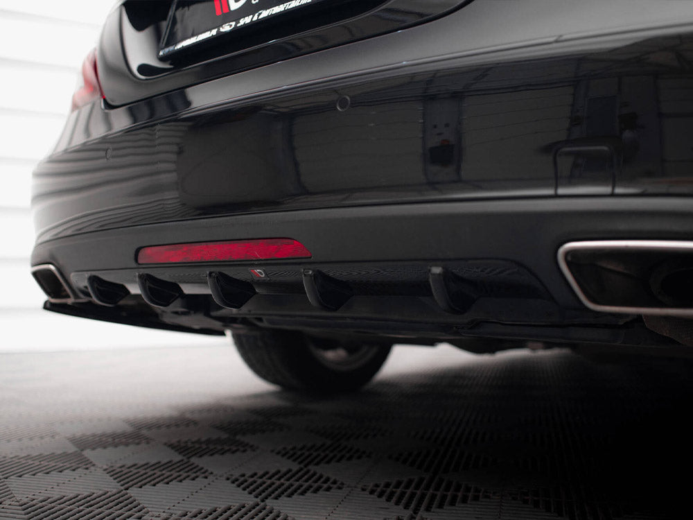 Maxton Design Rear Valance Mercedes-Benz CLS C218 - Textured