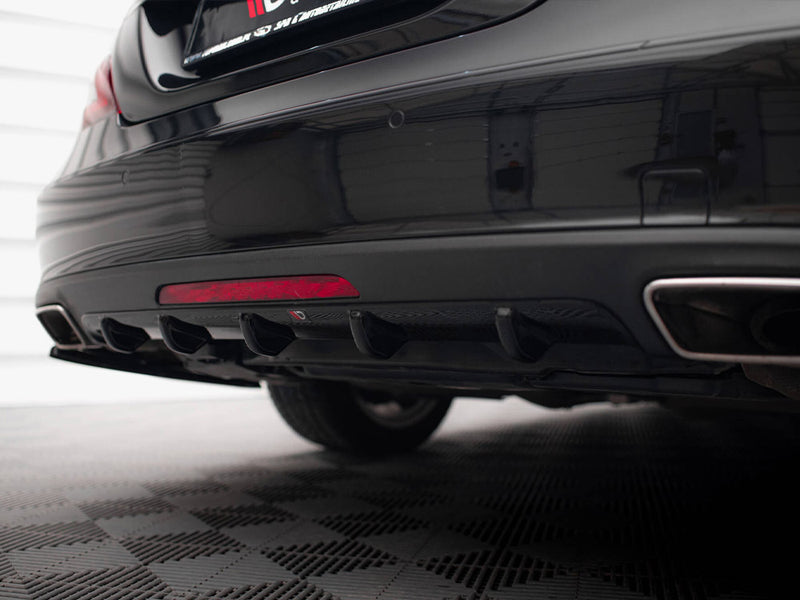 Maxton Design Rear Valance Mercedes-Benz CLS C218 - Textured