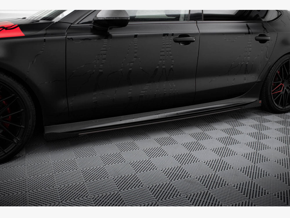 Maxton Design Side Flaps Audi A7 RS7 Look C7