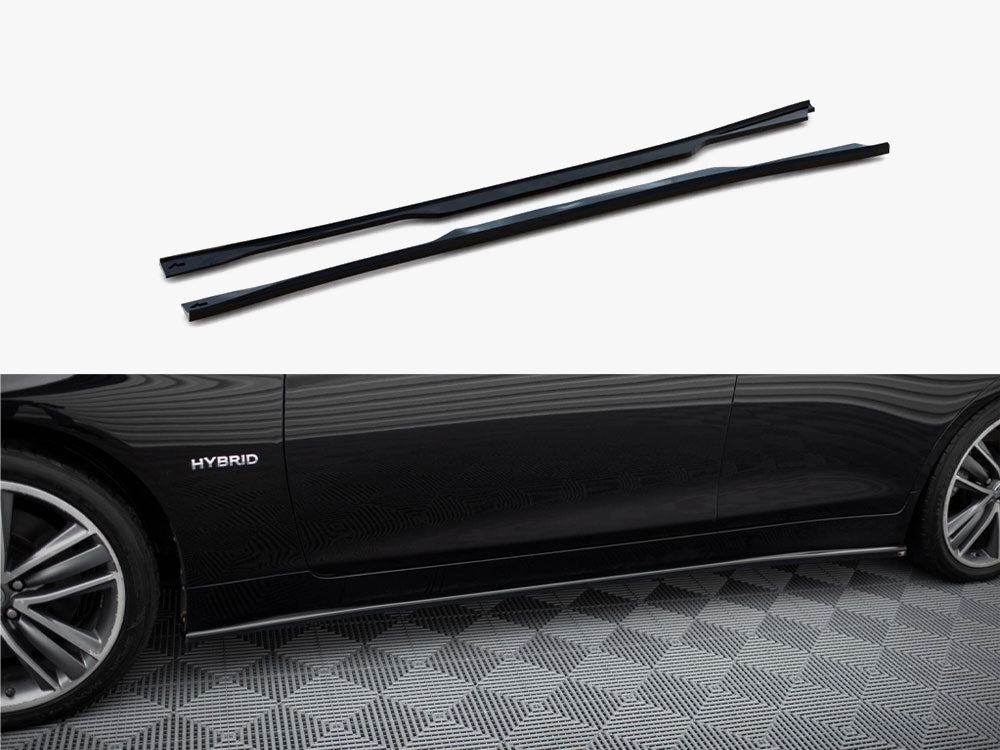 Maxton Design Side Skirts Diffusers V.2 Infiniti Q50 S Mk1