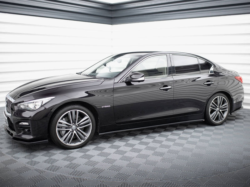 Maxton Design Side Skirts Diffusers V.2 Infiniti Q50 S Mk1