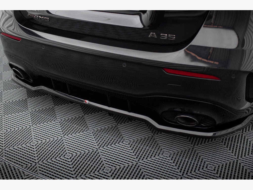 Maxton Design Rear Splitter (Vertical Bars) Mercedes-AMG A35 Hatchback W177