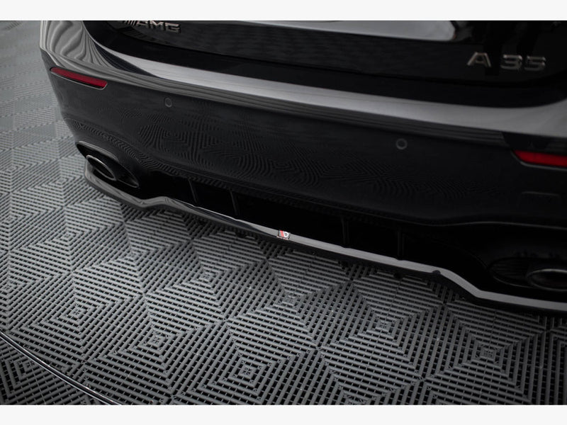 Maxton Design Rear Splitter (Vertical Bars) Mercedes-AMG A35 Hatchback W177