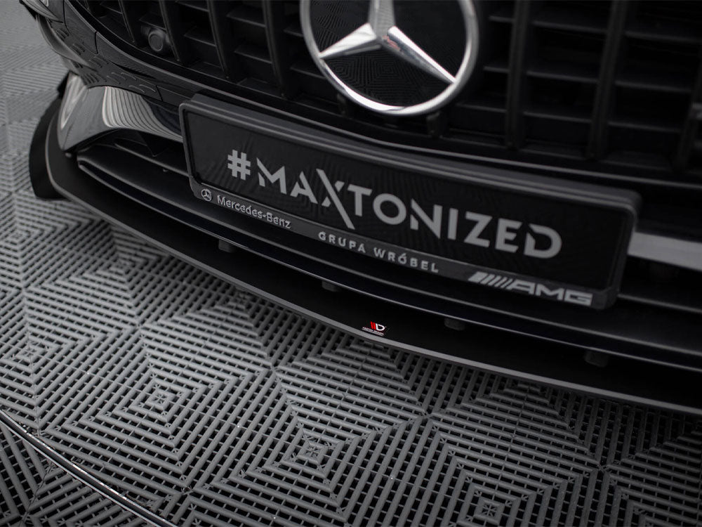 Maxton Design Street PRO Front Splitter + Flaps Mercedes-AMG A35 W177 Facelift