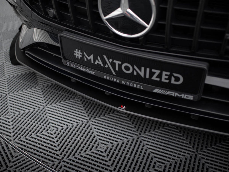 Maxton Design Street PRO Front Splitter + Flaps Mercedes-AMG A35 W177 Facelift