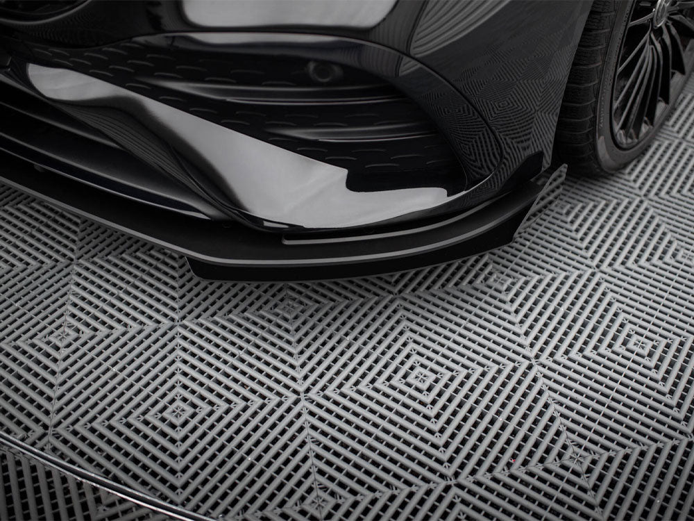 Maxton Design Street PRO Front Splitter + Flaps Mercedes-AMG A35 W177 Facelift