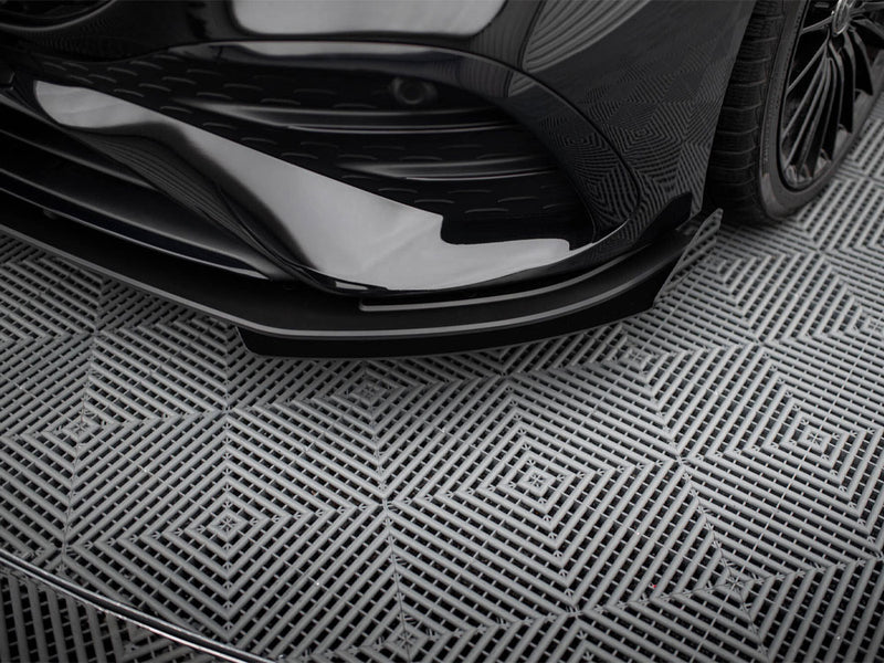 Maxton Design Street PRO Front Splitter + Flaps Mercedes-AMG A35 W177 Facelift