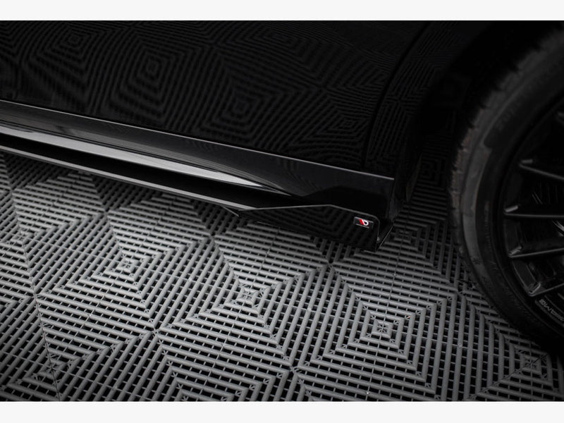 Maxton Design Street PRO Side Skirts Diffusers + Flaps Mercedes-AMG A35 W177 Facelift