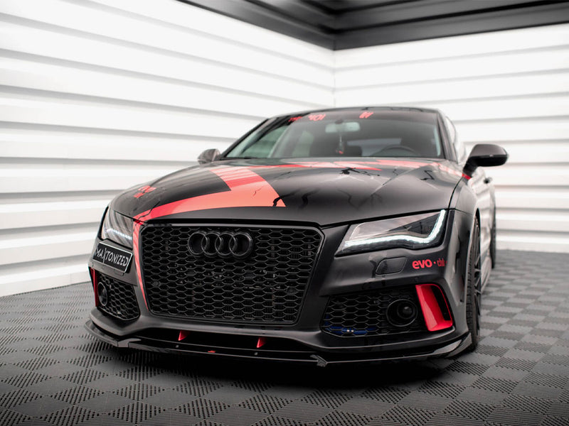 Maxton Design Front Splitter Audi A7 RS7 Look C7