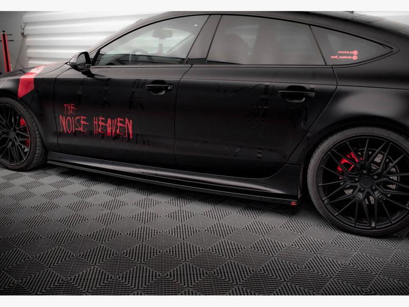Maxton Design Side Skirts Diffusers Audi A7 RS7 Look C7