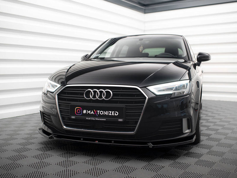 Maxton Design Front Splitter V.1 Audi A3 Sportback 8V Facelift