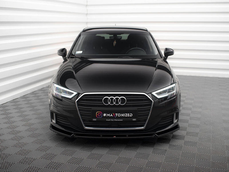 Maxton Design Front Splitter V.1 Audi A3 Sportback 8V Facelift