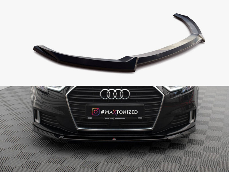 Maxton Design Front Splitter V.2 Audi A3 Sportback 8V Facelift