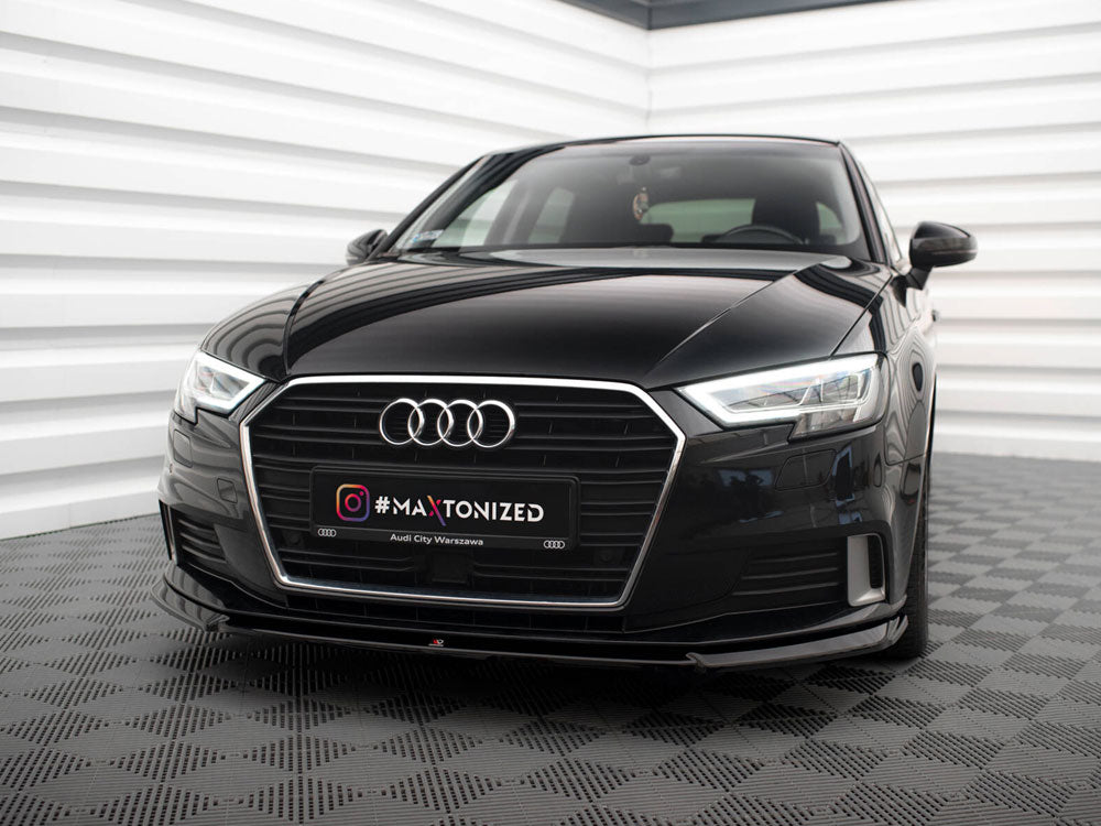 Maxton Design Front Splitter V.2 Audi A3 Sportback 8V Facelift