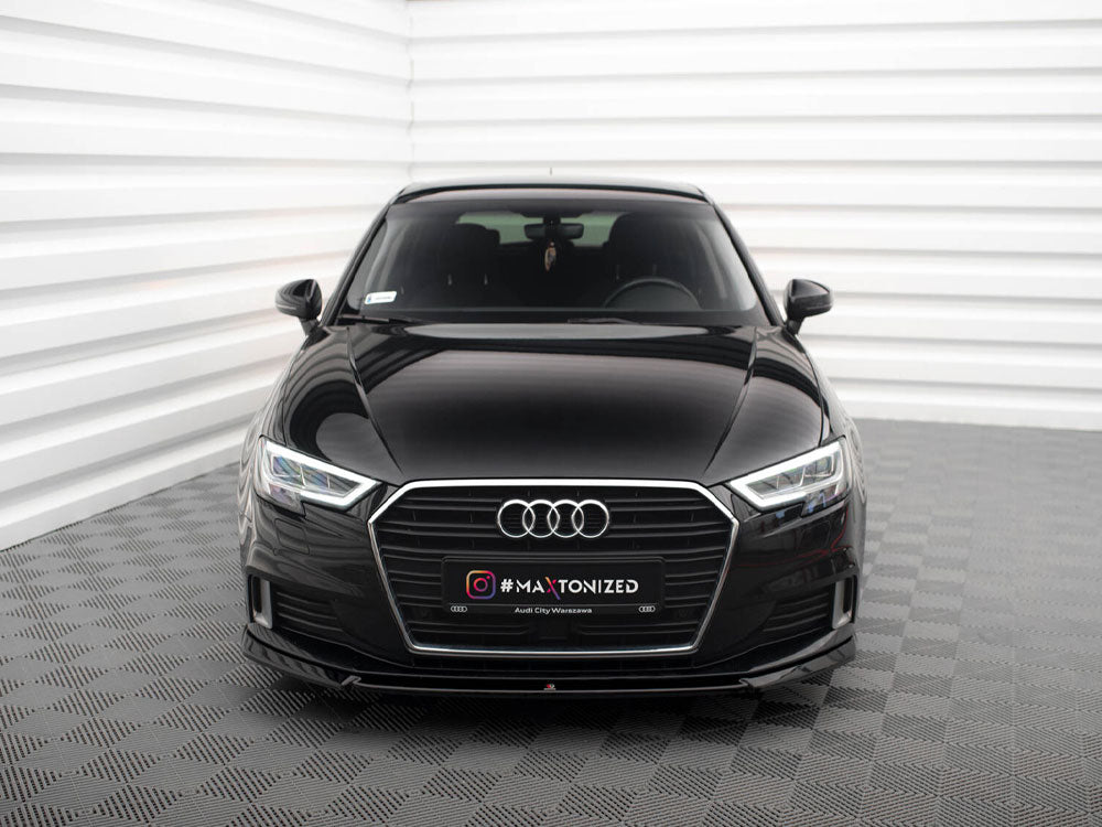 Maxton Design Front Splitter V.2 Audi A3 Sportback 8V Facelift