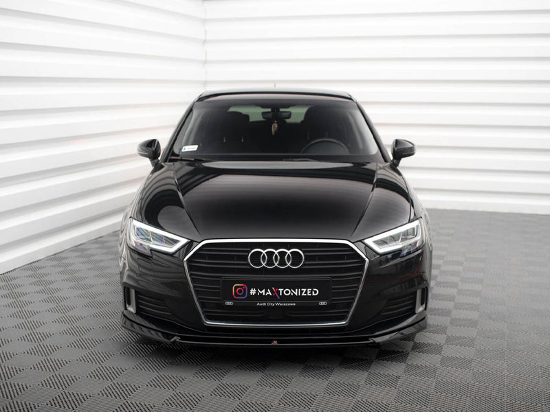 Maxton Design Front Splitter V.2 Audi A3 Sportback 8V Facelift