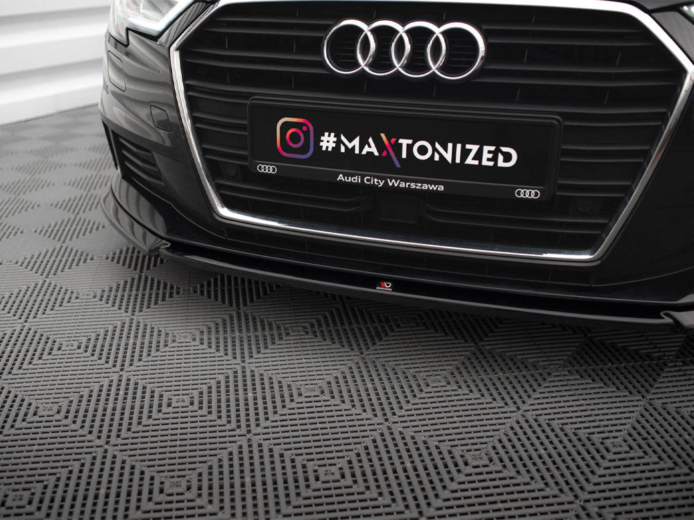 Maxton Design Front Splitter V.2 Audi A3 Sportback 8V Facelift