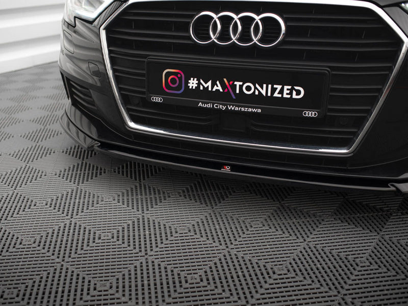 Maxton Design Front Splitter V.2 Audi A3 Sportback 8V Facelift