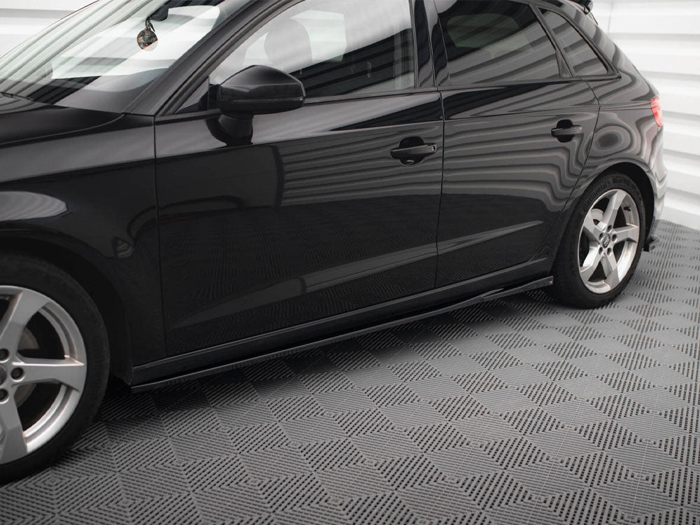 Maxton Design Side Skirts Diffusers Audi A3 Sportback 8V Facelift