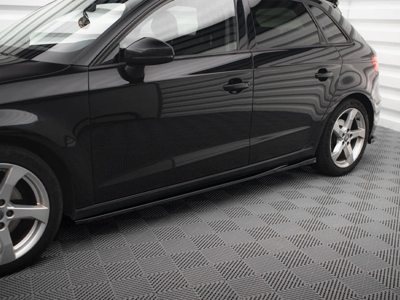 Maxton Design Side Skirts Diffusers Audi A3 Sportback 8V Facelift