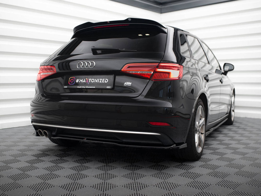 Maxton Design Rear Side Splitters Audi A3 Sportback 8V Facelift