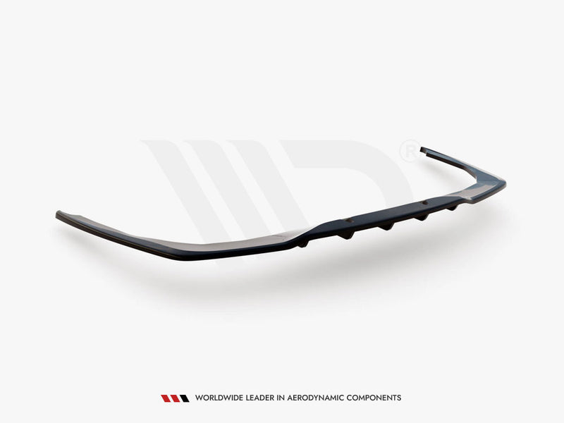Maxton Design Central Rear Splitter (Vertical Bars) Kia Stinger Mk1