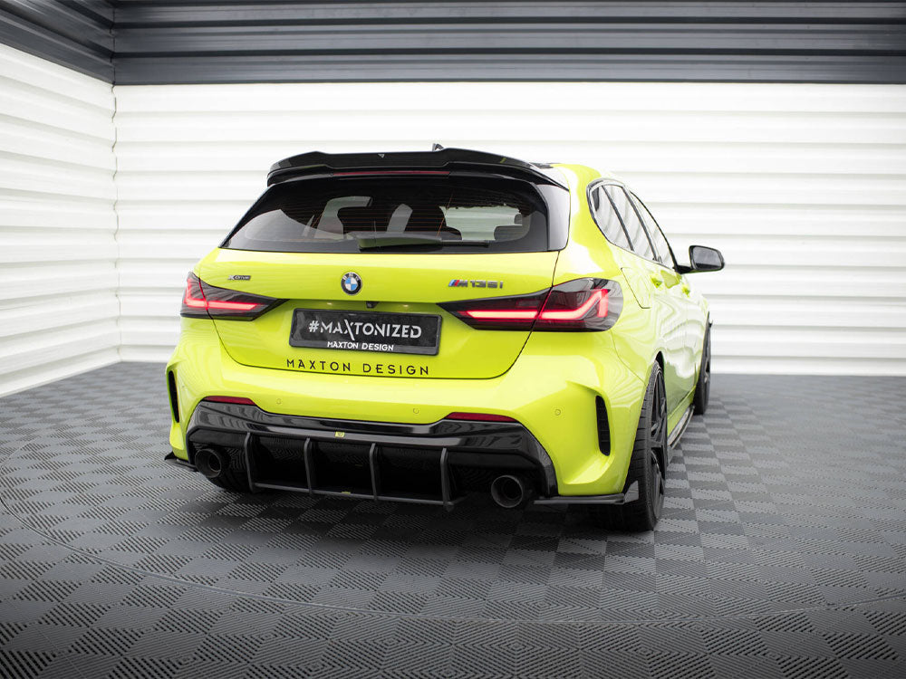 Maxton Design Street Pro Rear Side Splitters V.1 + Flaps V.1 BMW 1 F40 M-Pack / M135i