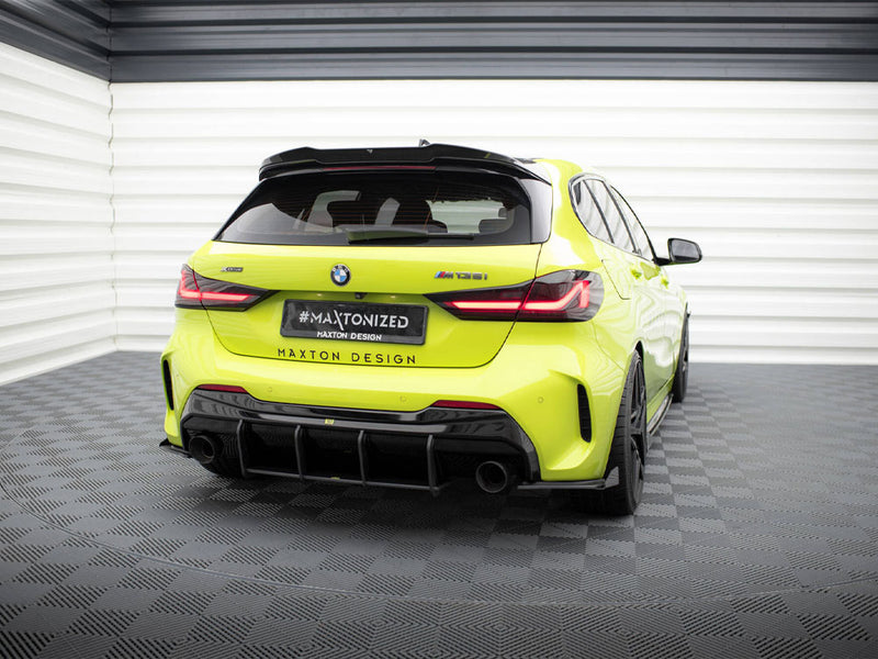 Maxton Design Street Pro Rear Side Splitters V.1 + Flaps V.1 BMW 1 F40 M-Pack / M135i