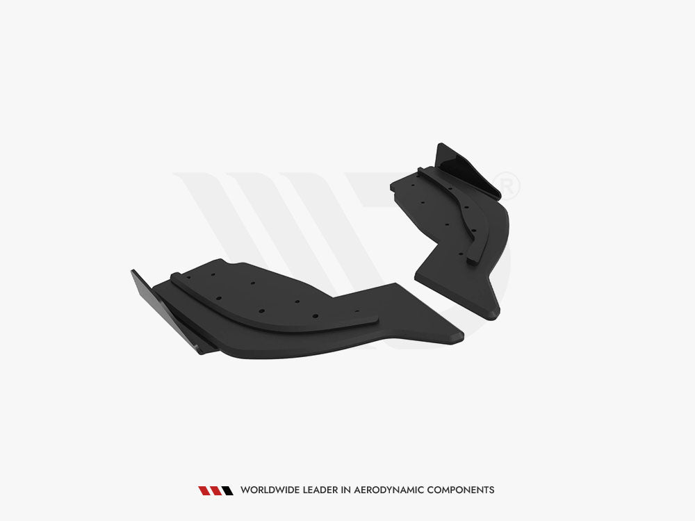 Maxton Design Street Pro Rear Side Splitters V.2 + Flaps V.2 BMW 1 F40 M-Pack / M135i