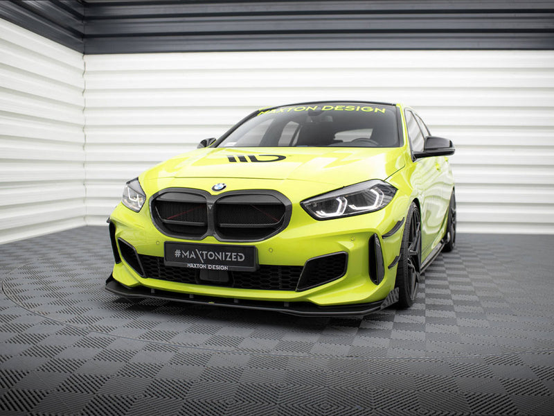 Maxton Design Street PRO Front Splitter + Flaps BMW 1 F40 M-Pack / M135i