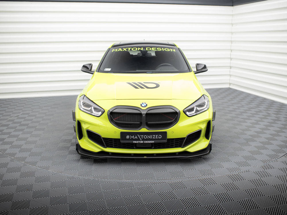Maxton Design Street PRO Front Splitter + Flaps BMW 1 F40 M-Pack / M135i