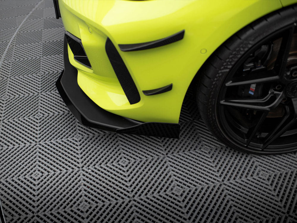 Maxton Design Street PRO Front Splitter + Flaps BMW 1 F40 M-Pack / M135i