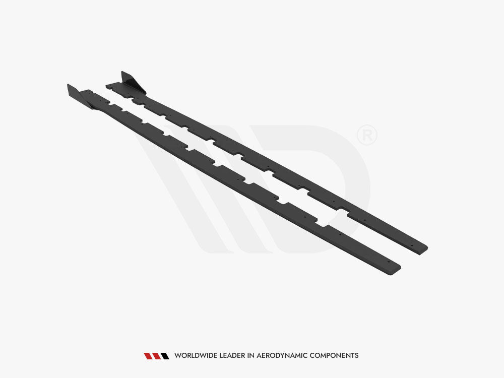 Maxton Design Street PRO Side Skirts Diffusers + Flaps BMW 1 F40 M-Pack / M135i