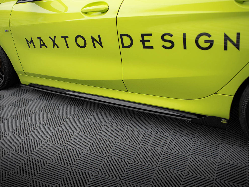 Maxton Design Street PRO Side Skirts Diffusers + Flaps BMW 1 F40 M-Pack / M135i