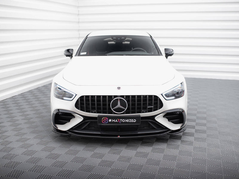 Maxton Design Front Splitter V.1 Mercedes-AMG GT 43 4 Door Coupe V8 Styling Package