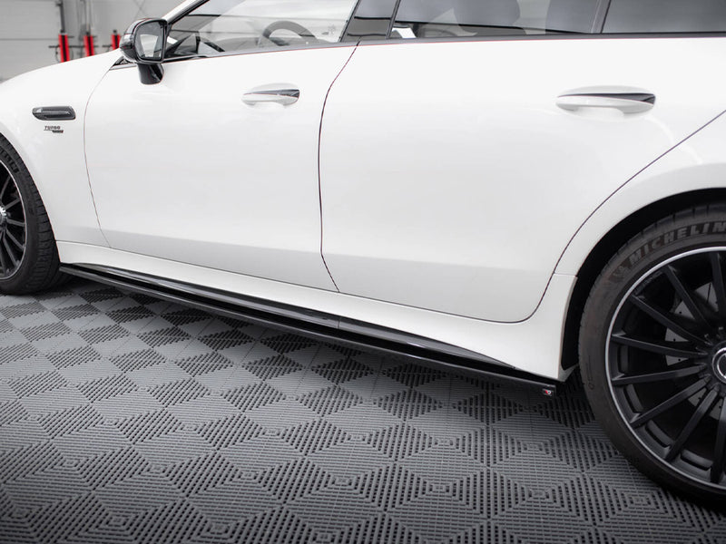 Maxton Design Side Skirts Diffusers Mercedes-AMG GT 43 4 Door Coupe V8 Styling Package