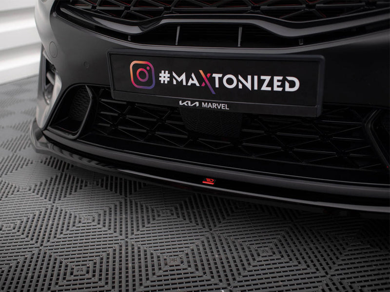 Maxton Design Front Splitter V.1 Kia Proceed GT Mk3 Facelift / Ceed GT / GT - Line Mk1 Facelift