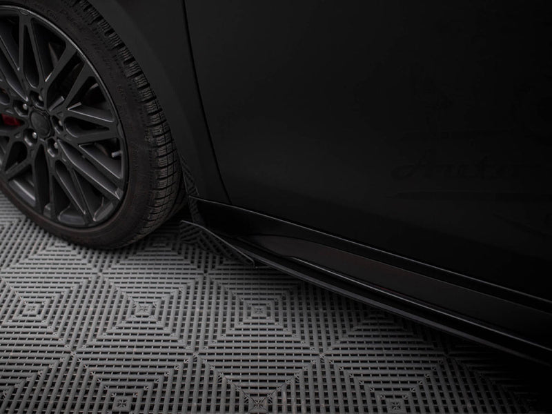 Maxton Design Street PRO Side Skirts Diffusers + Flaps Kia Proceed GT / GT-Line Mk1 Facelift / Ceed GT Mk3 Facelift