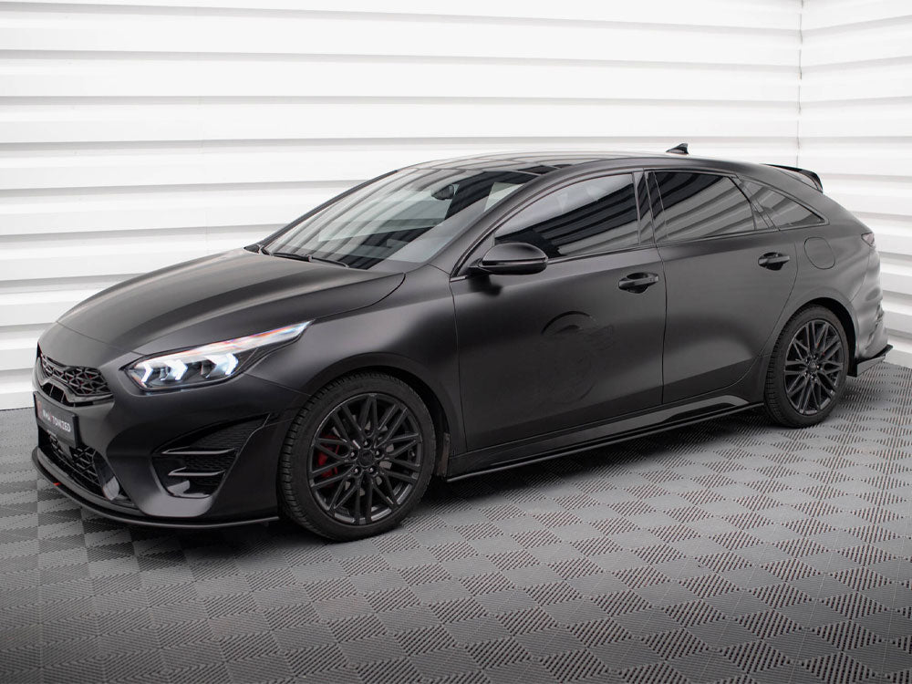 Maxton Design Street PRO Side Skirts Diffusers Kia Proceed GT / GT-Line Mk1 Facelift / Ceed GT Mk3 Facelift